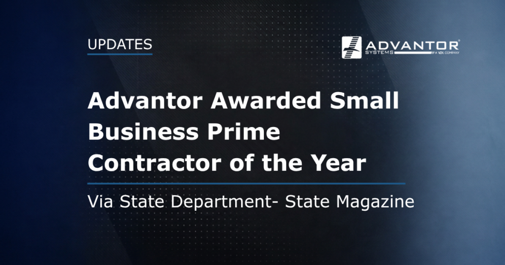 Awarded Small Business Prime Contractor of the Year